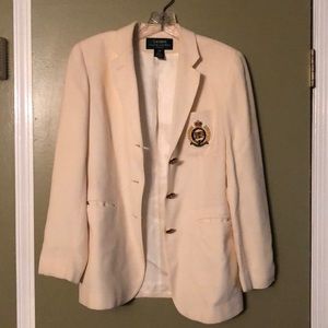 Lauren by Ralph Lauren Cream Blazer Size 4P
